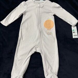 Carter's Baby Girls Hot Air Balloon One Piece Pajama 9 Month